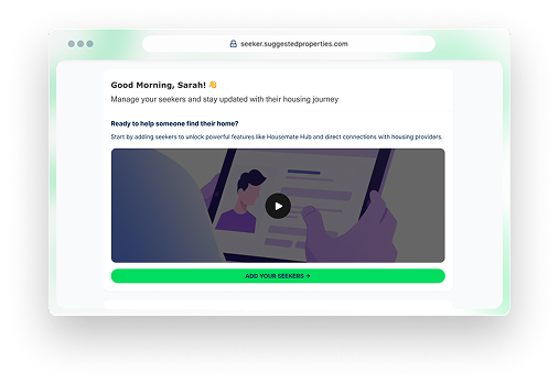 Dashboard — Supporter Profile preview